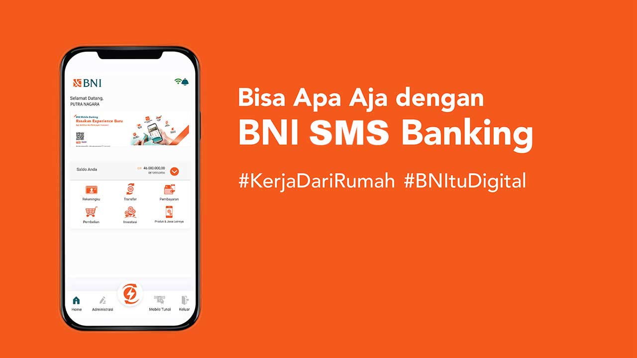 Cara Transfer Uang Melalui HP bni sms banking