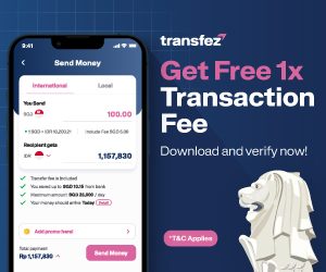 Get Free Transaction Fee with Transfez