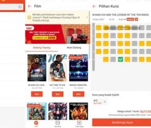 cara beli tiket bioskop di shopee