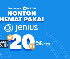 cara beli tiket bioskop di jenius