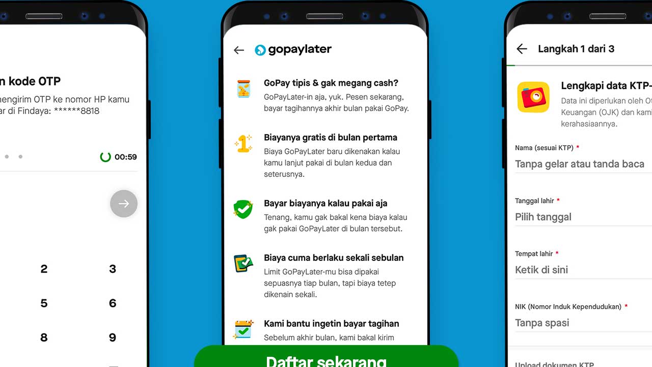 perbedaan gopay paylater akhir bulan dan cicil