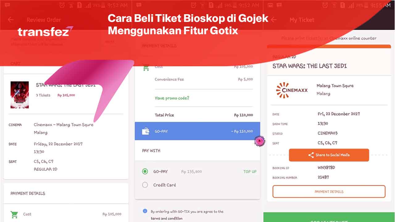 Cara Beli Tiket Bioskop di Gojek Menggunakan Fitur Gotix