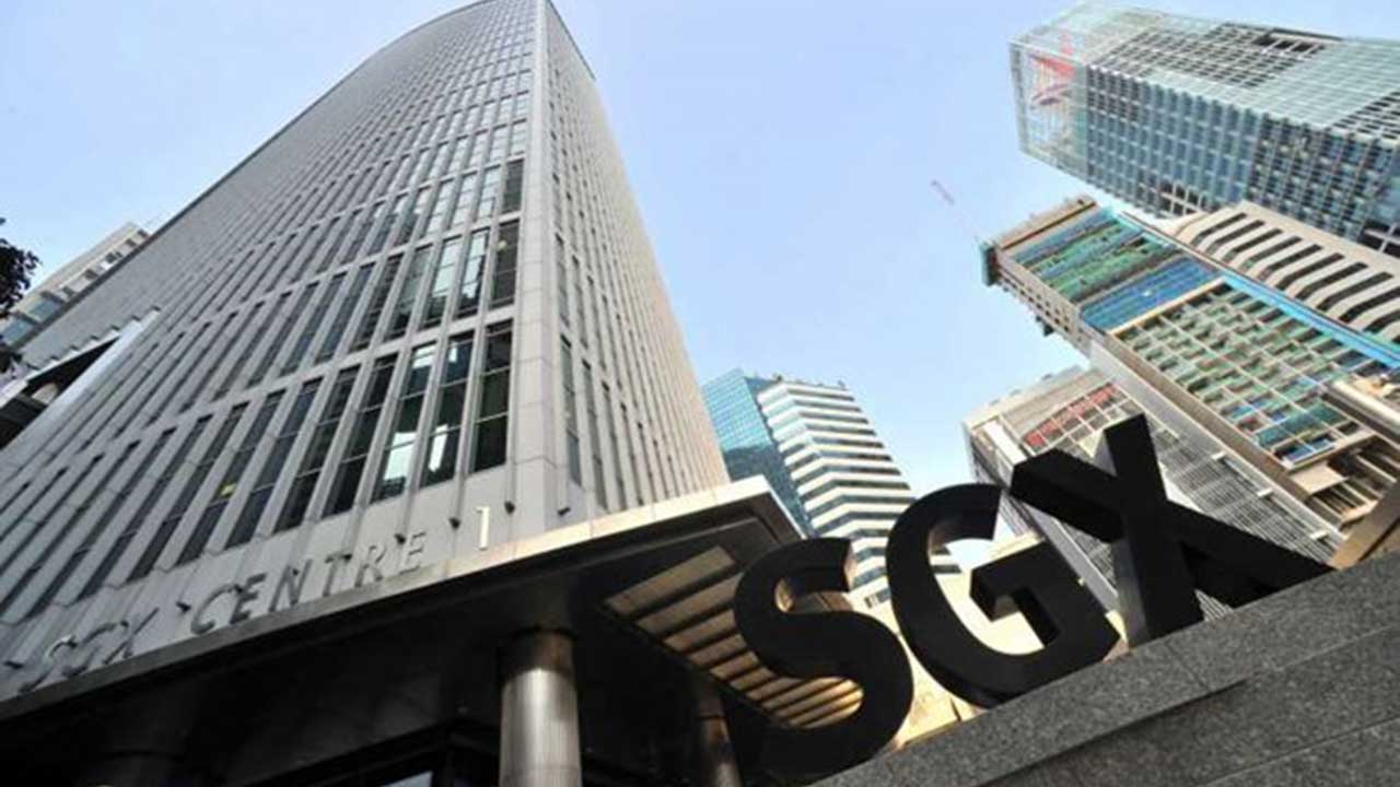 Singapore Index Stock at Stock Exchange Market