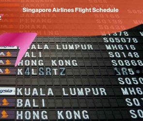 Singapore Airlines Flight Schedule Updated