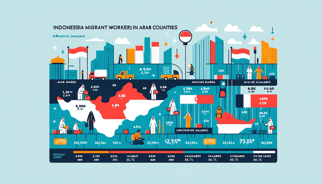 Gaji TKI dan TKW di Arab