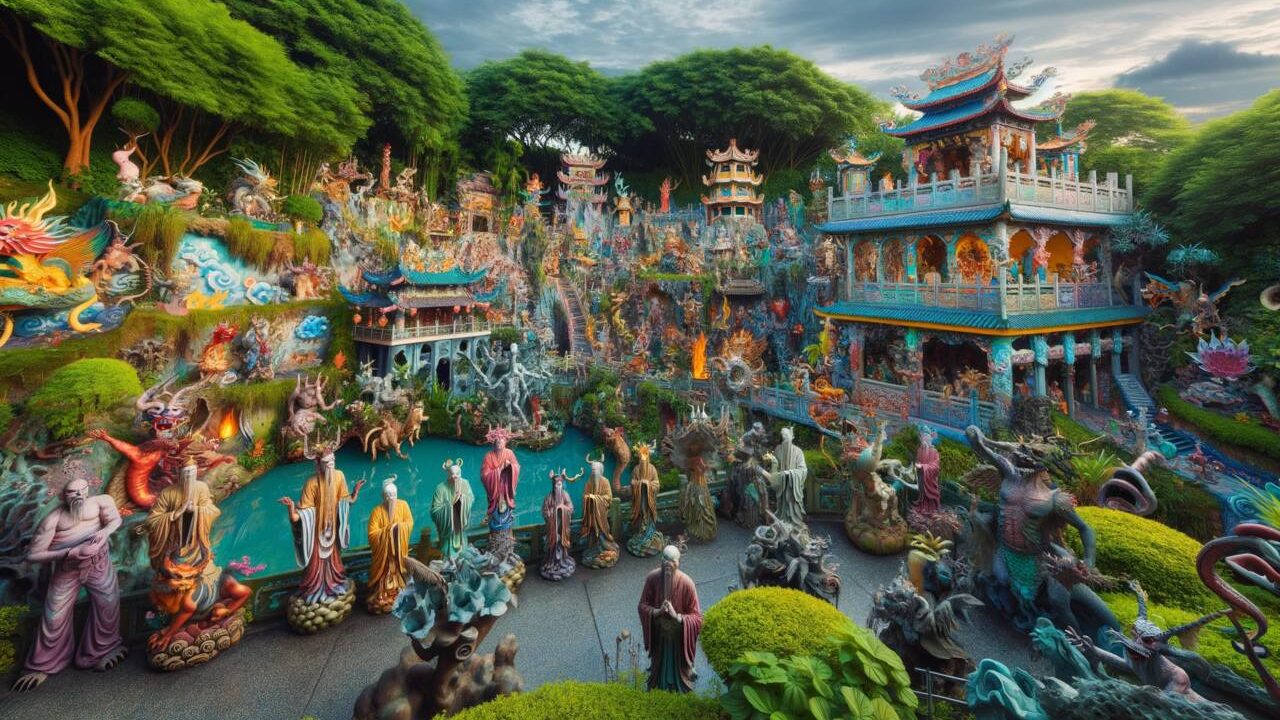 Taman Neraka di Singapura Haw Par Villa