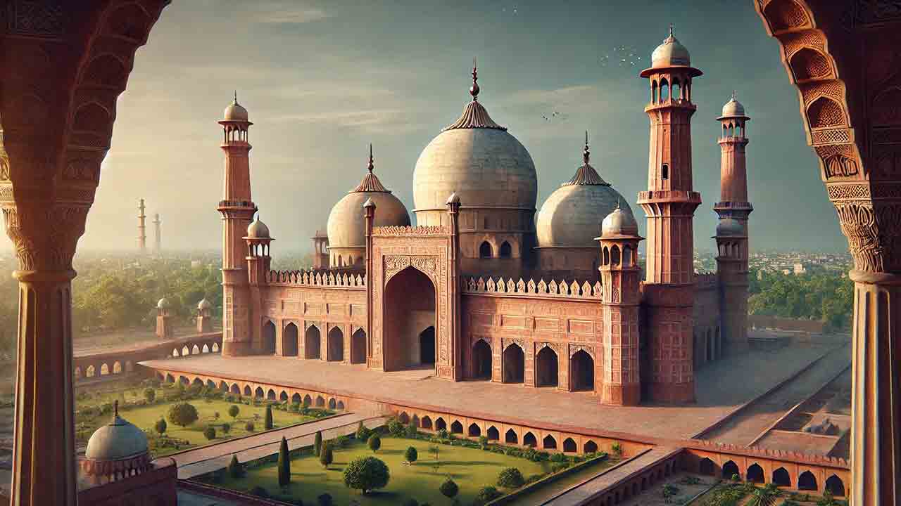 wisata religi di pakistan badshahi mosque